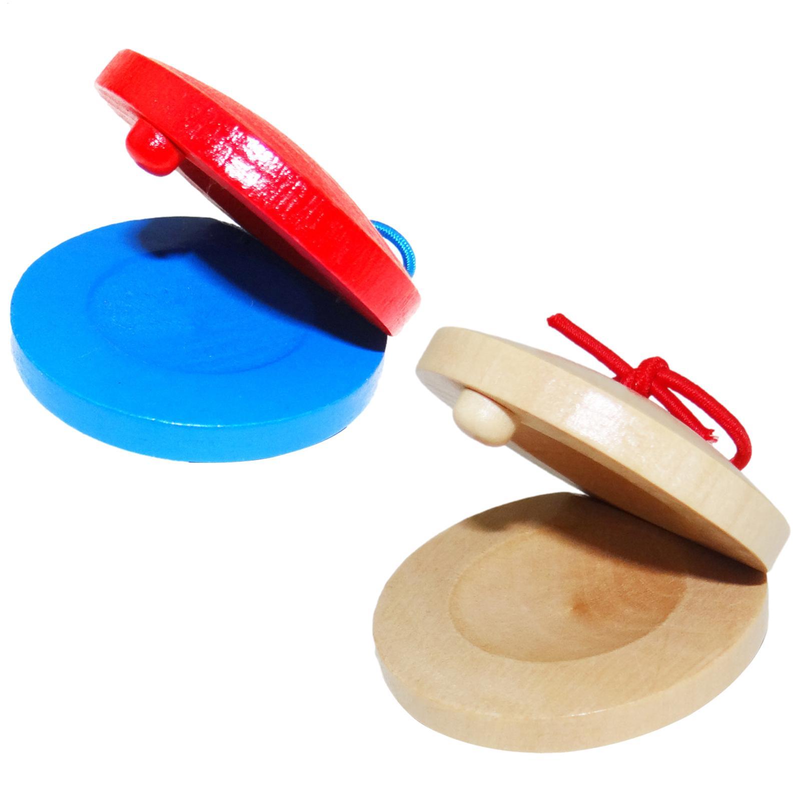 Musical Instruments Game - Wooden Castanets Kids Musical Instruments Durable