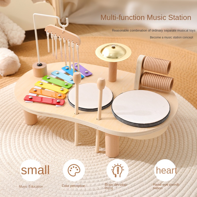 Musical Instruments Game - LazyChild Kids Educational Toy Wooden Music