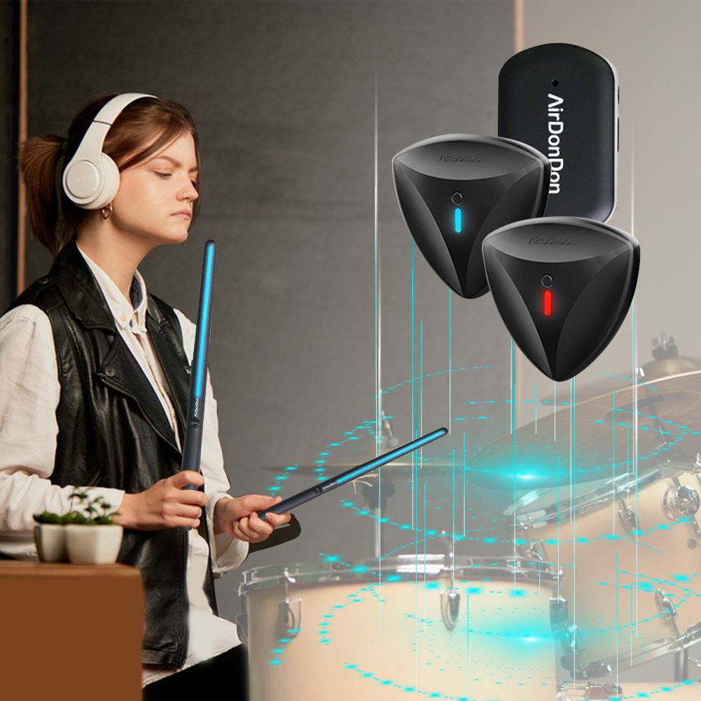 Musical Instrument Virtual - Air Drum Set Portable Air Drum