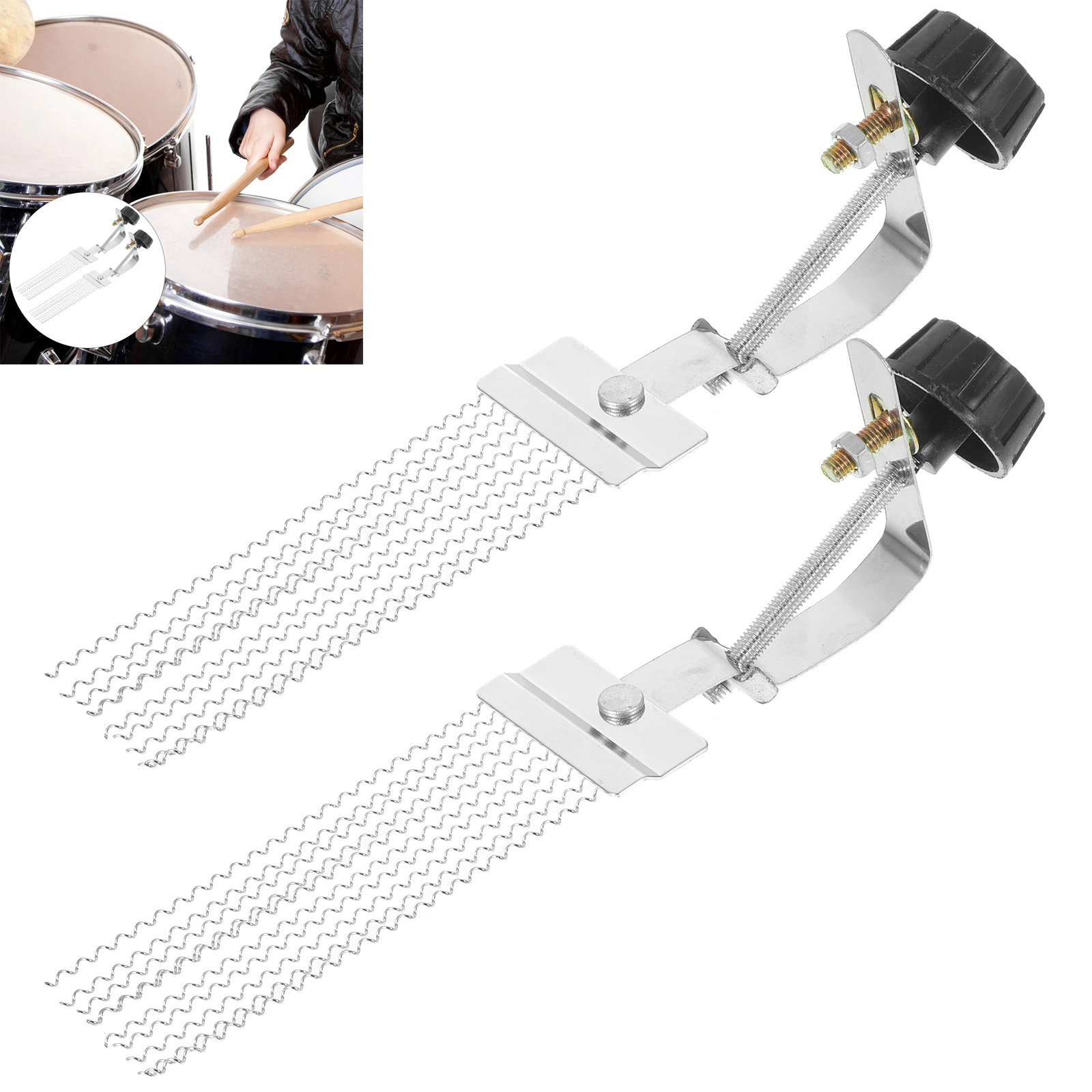 Musical Instrument Gif - 1/2pcs Half Design Steel Iron Snare