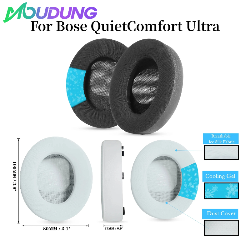 MOUDUNG Cooling Gel Ear Pads f - Bose Headphone Qc Ultra ulasan dan harga
