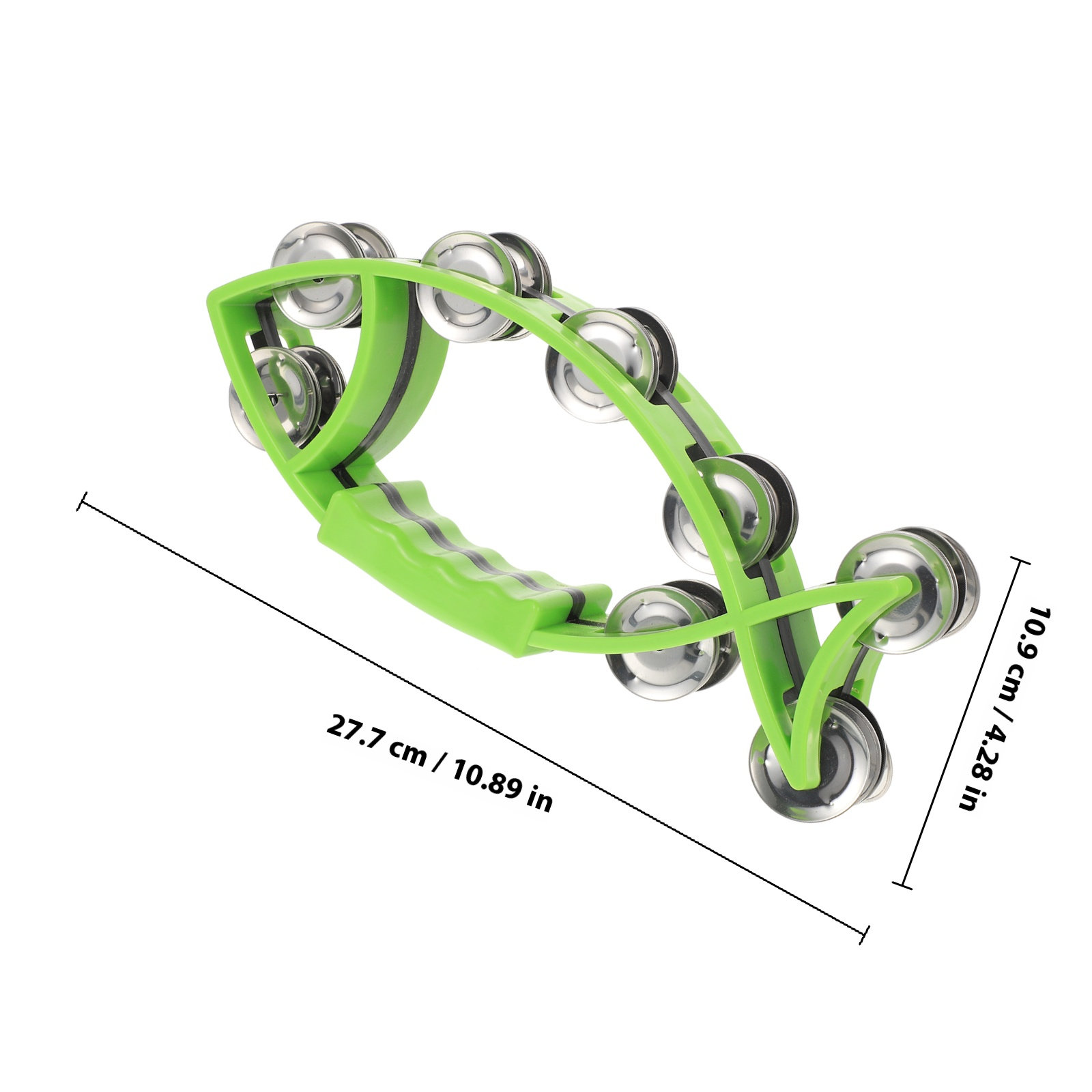 Handheld Tambourine Portable P - Musical Instrument Tambourine ulasan dan harga