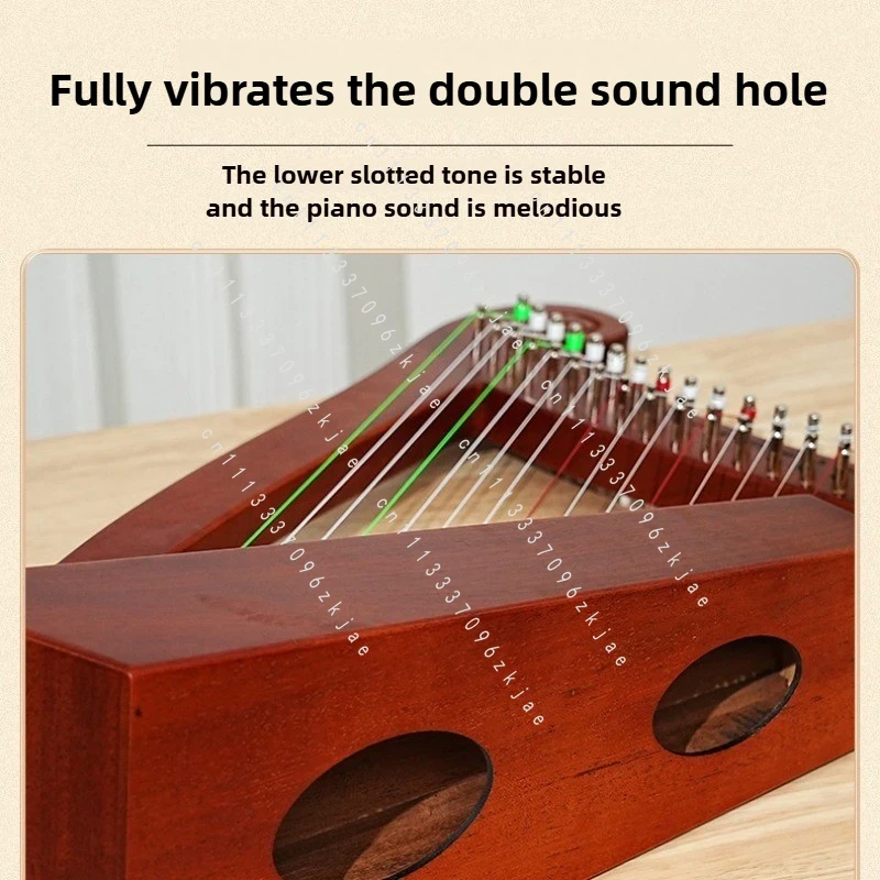 Handmade 15 Tone Harp Sound Th - Musical Instrument Harp ulasan dan harga