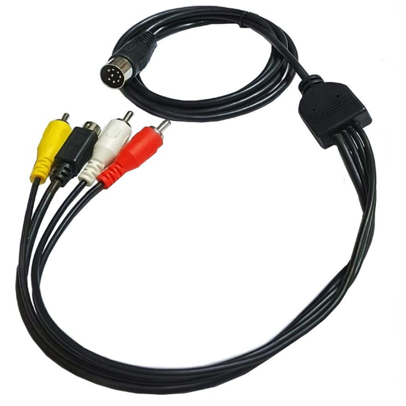 Din 8 Pin to S-Video 4pin Male - Musical Instrument Videos ulasan dan harga