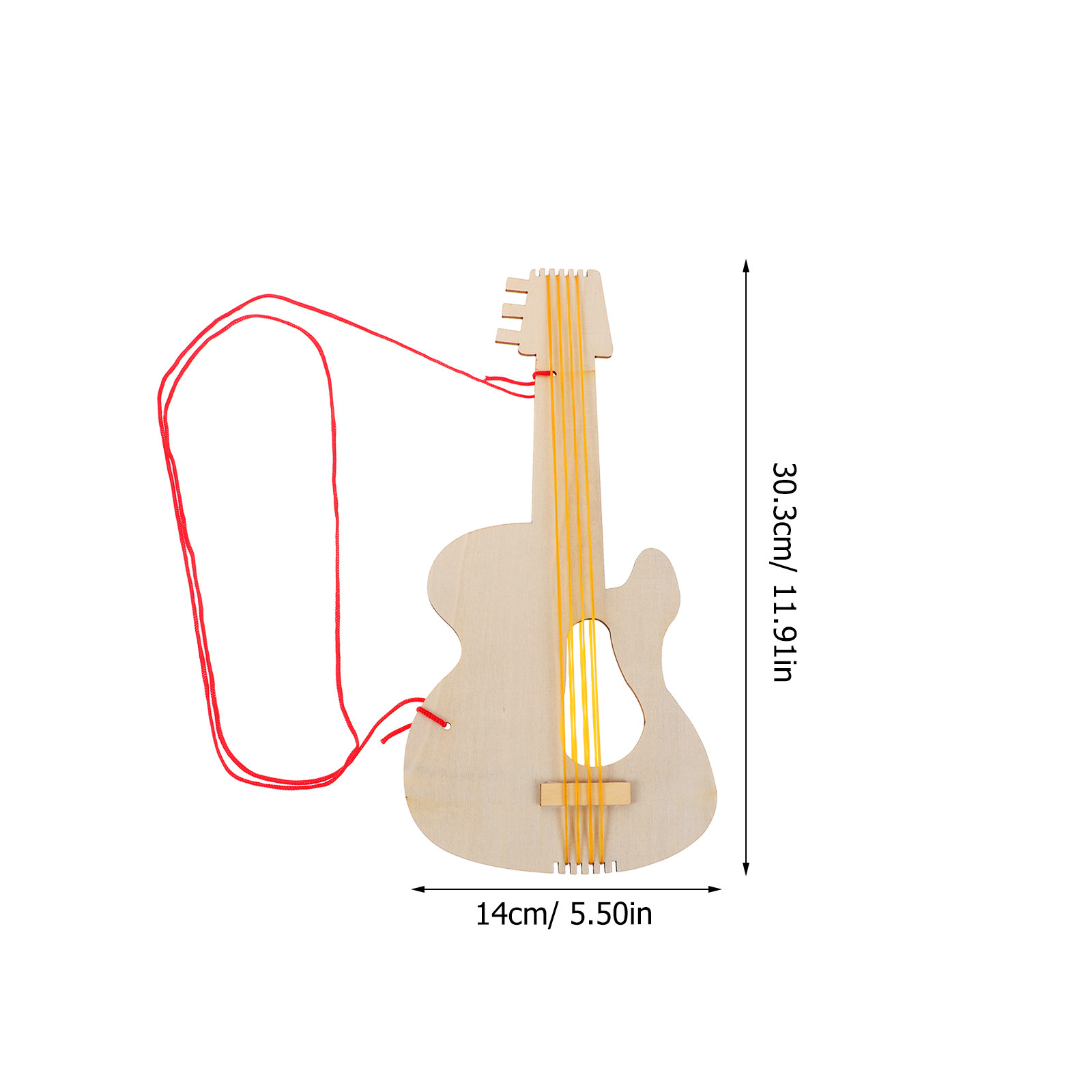 3Pcs Kids DIY Wooden Guitar Cu - Musical Instrument Diy For Kids ulasan dan harga