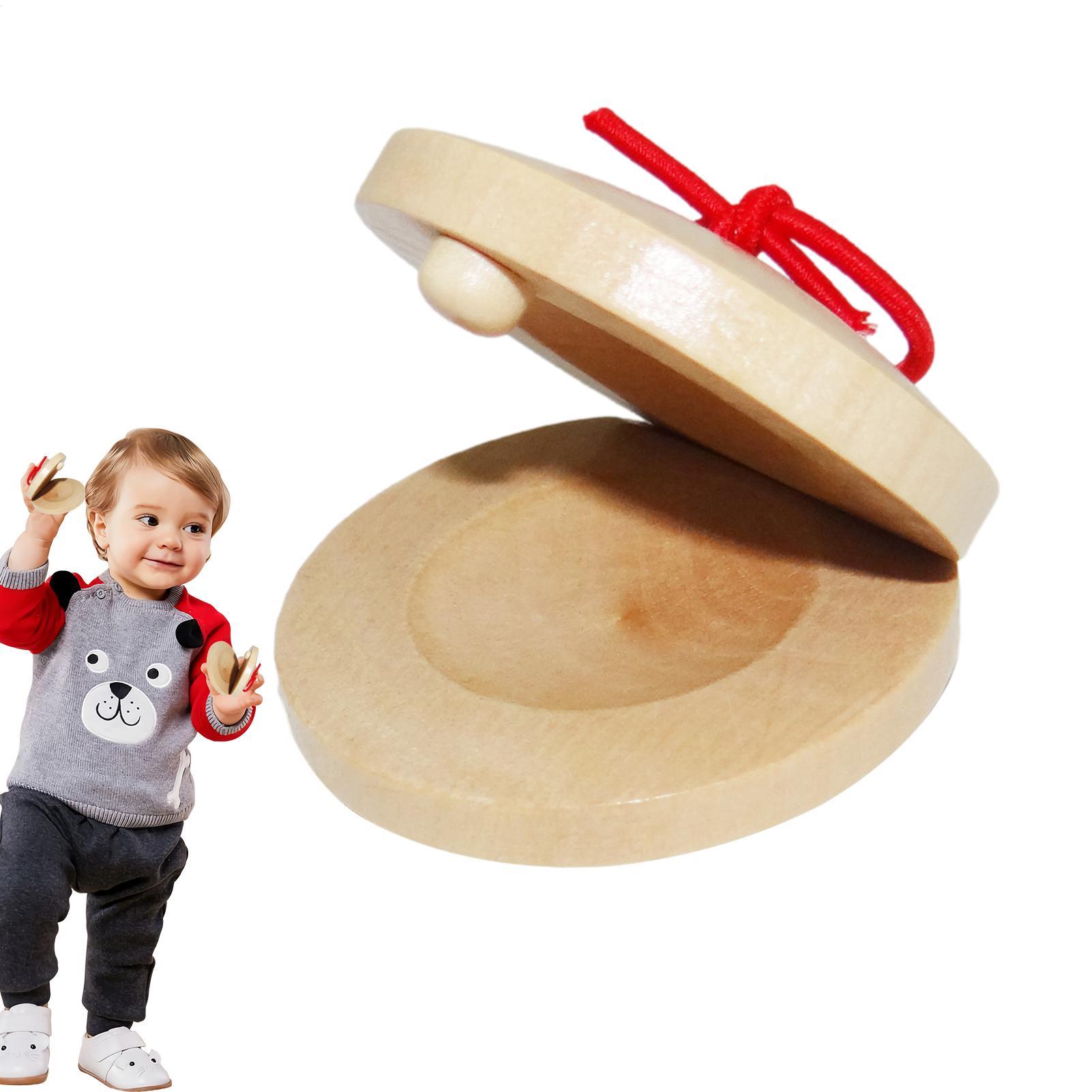 Wooden Castanets Kids Musical  - Musical Instruments Game ulasan dan harga