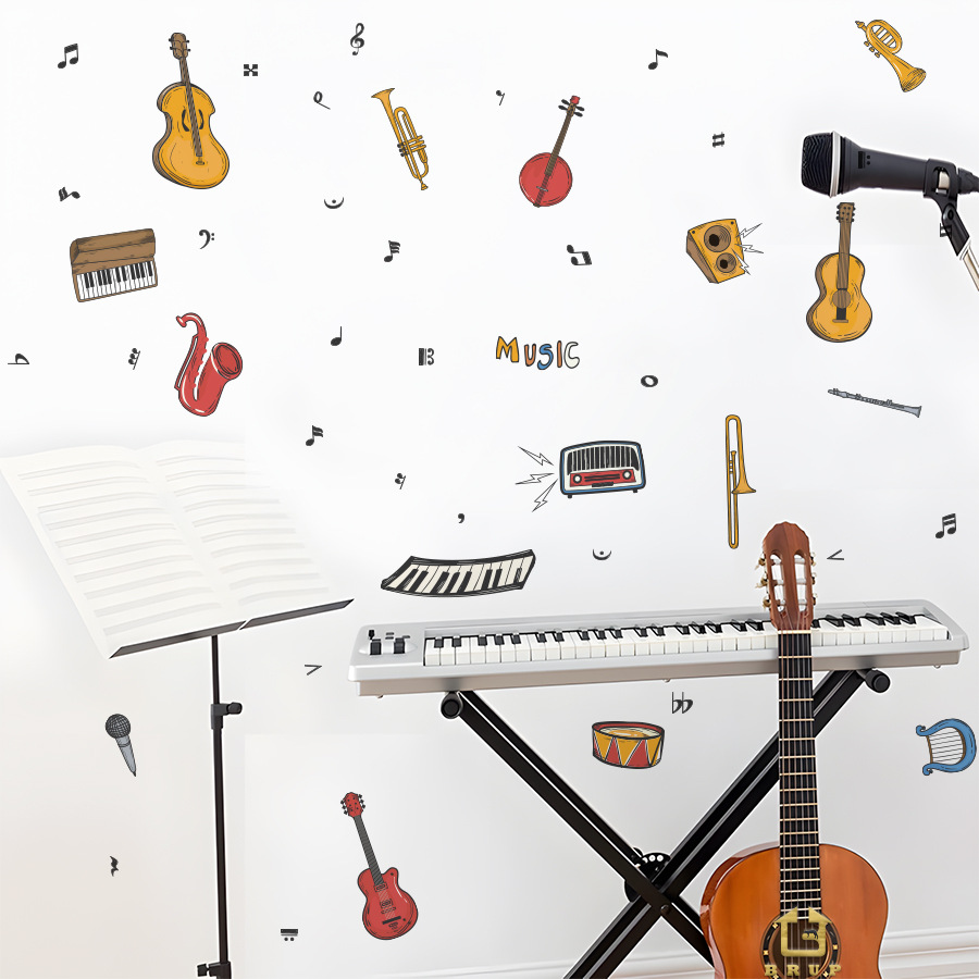 Musical Instruments Wall Stick - Musical Instrument Diy For Kids ulasan dan harga