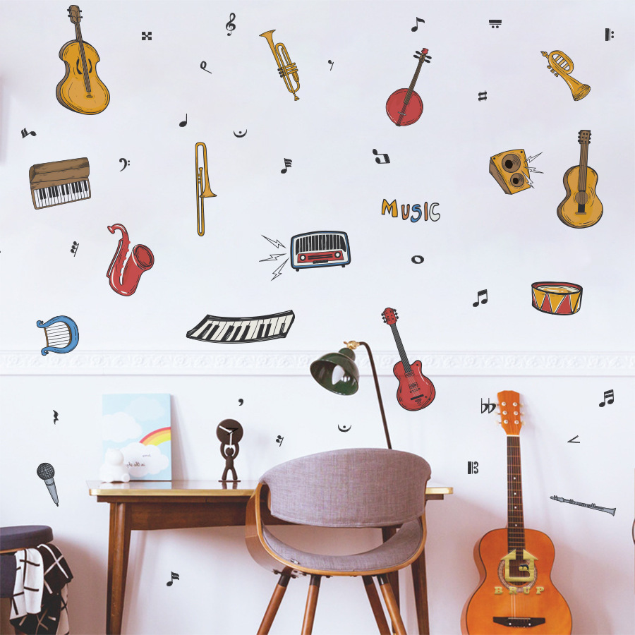 Musical Instruments Wall Stick - Musical Instrument Diy For Kids ulasan dan harga