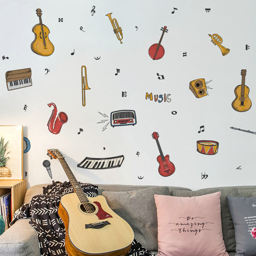 Musical Instruments Wall Stick - Musical Instrument Diy For Kids ulasan dan harga