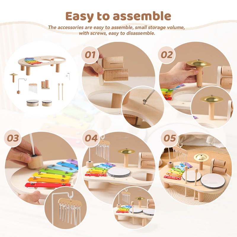 LazyChild Kids Educational Toy - Musical Instruments Game ulasan dan harga