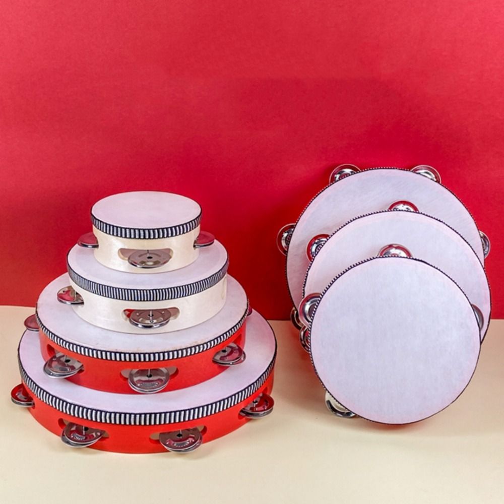 4/6/8/10 Inch Hand Held Drum M - Musical Instrument Tambourine ulasan dan harga