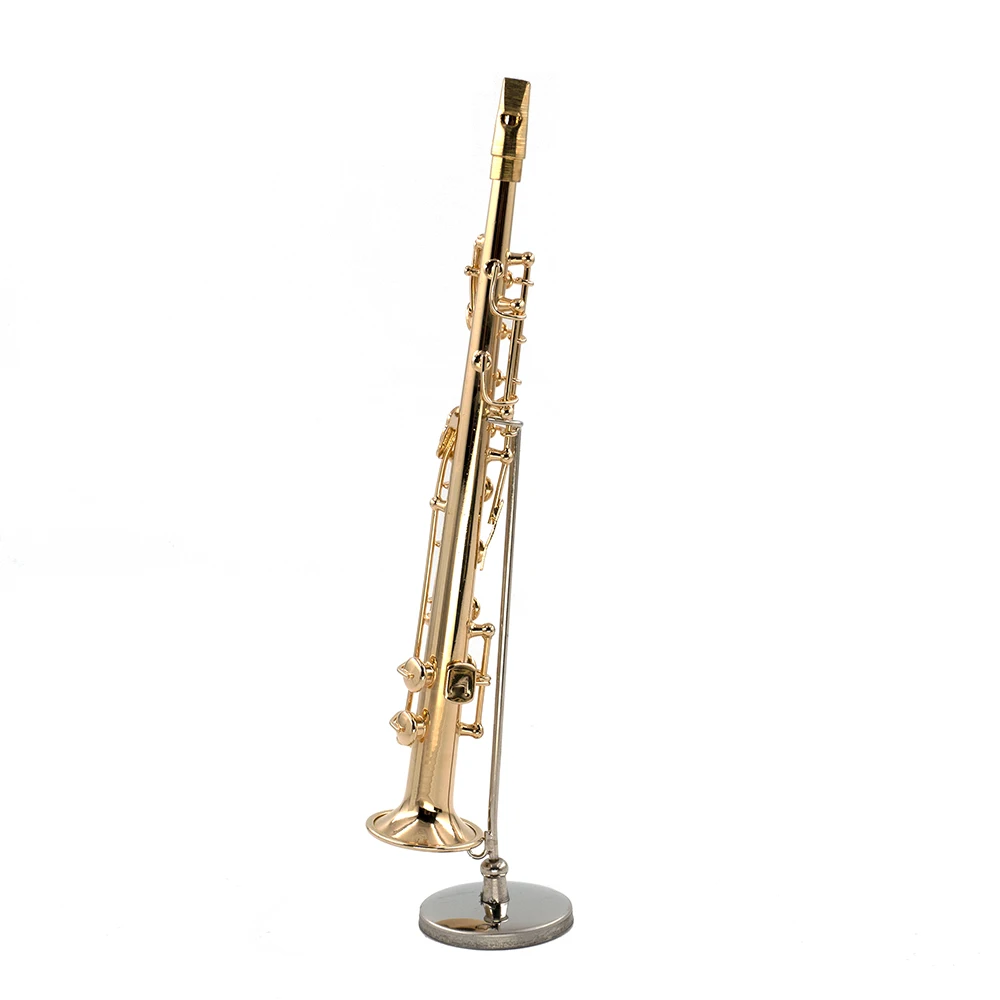 Miniature Copper Soprano Saxop - Musical Instrument Japan ulasan dan harga