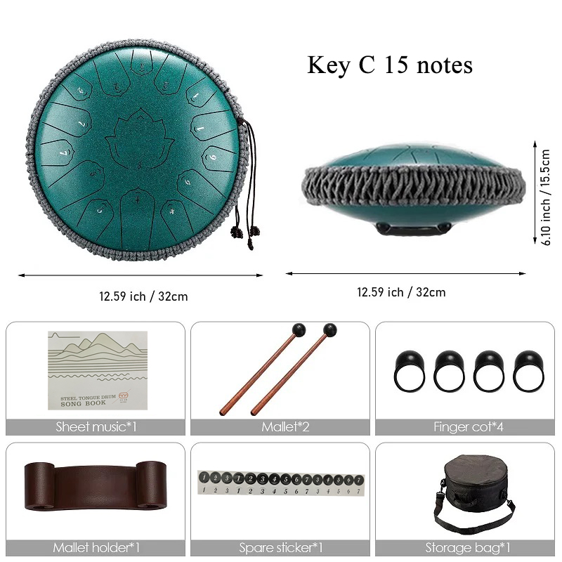 Hluru Glucophone Steel Tongue  - Musical Instrument Types ulasan dan harga