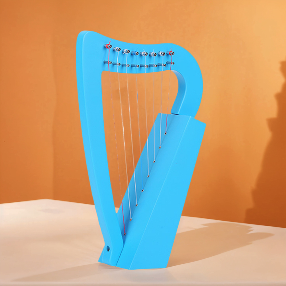 8 Strings Lyre Harp Solid Wood - Musical Instrument Harp ulasan dan harga