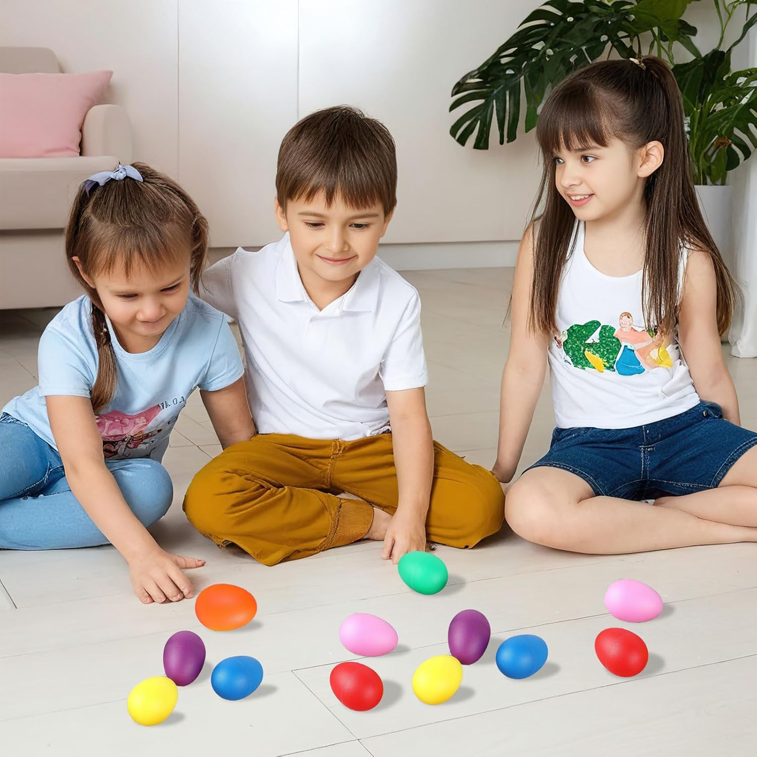 2Pcs Plastic Egg Shakers Percu - Musical Instrument Gif ulasan dan harga