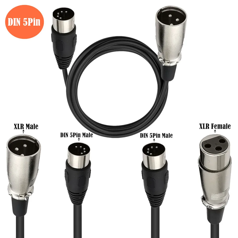 MIDI To XLR Adapter Cable DIN  - Musical Instrument Videos ulasan dan harga