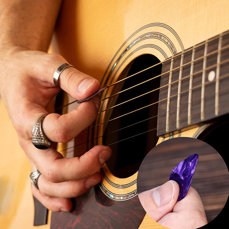 30PCS Guitar Picks Set – Cellu - Acoustic Guitar Dreadnought ulasan dan harga