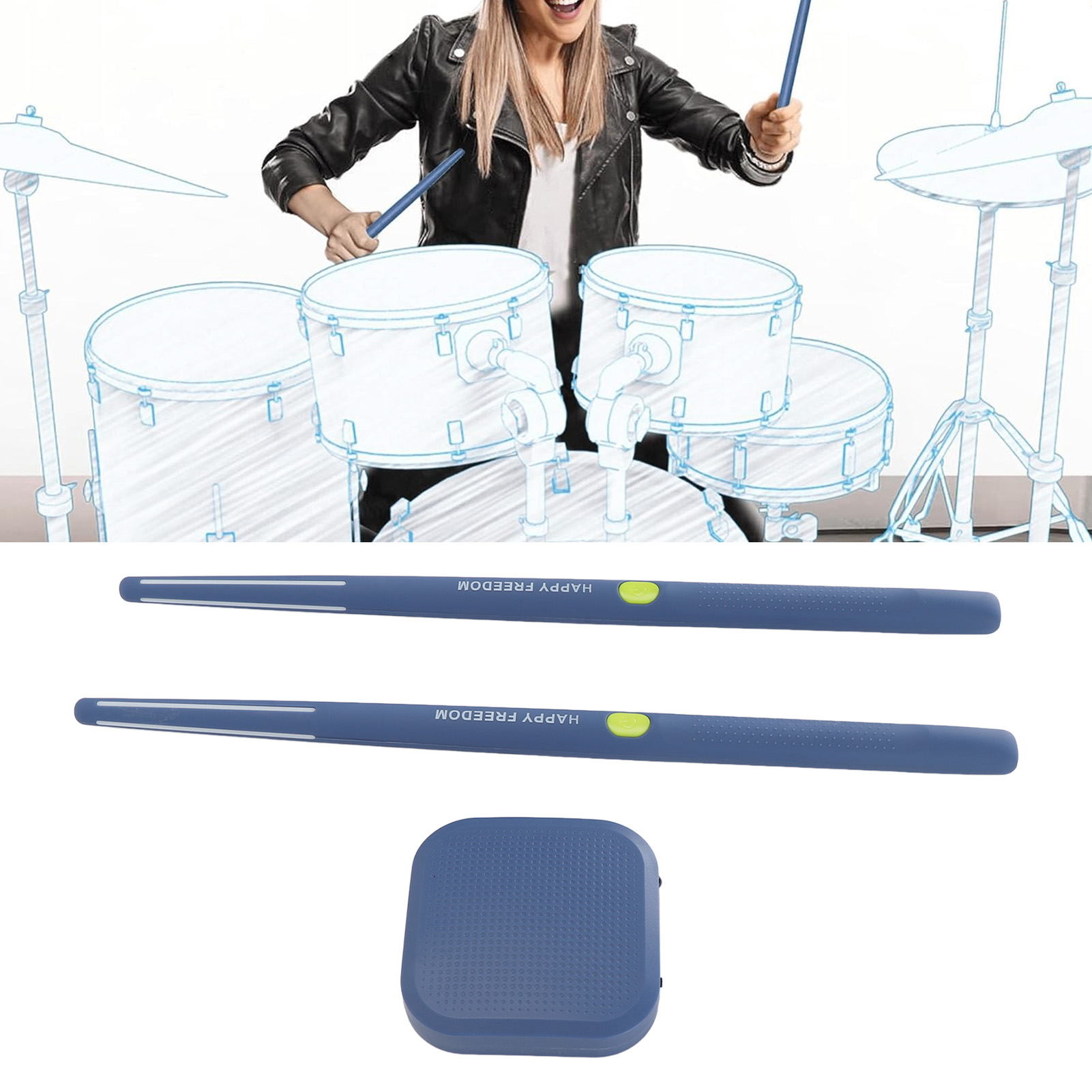 Somatosensory Electric Air Vir - Musical Instrument Virtual ulasan dan harga