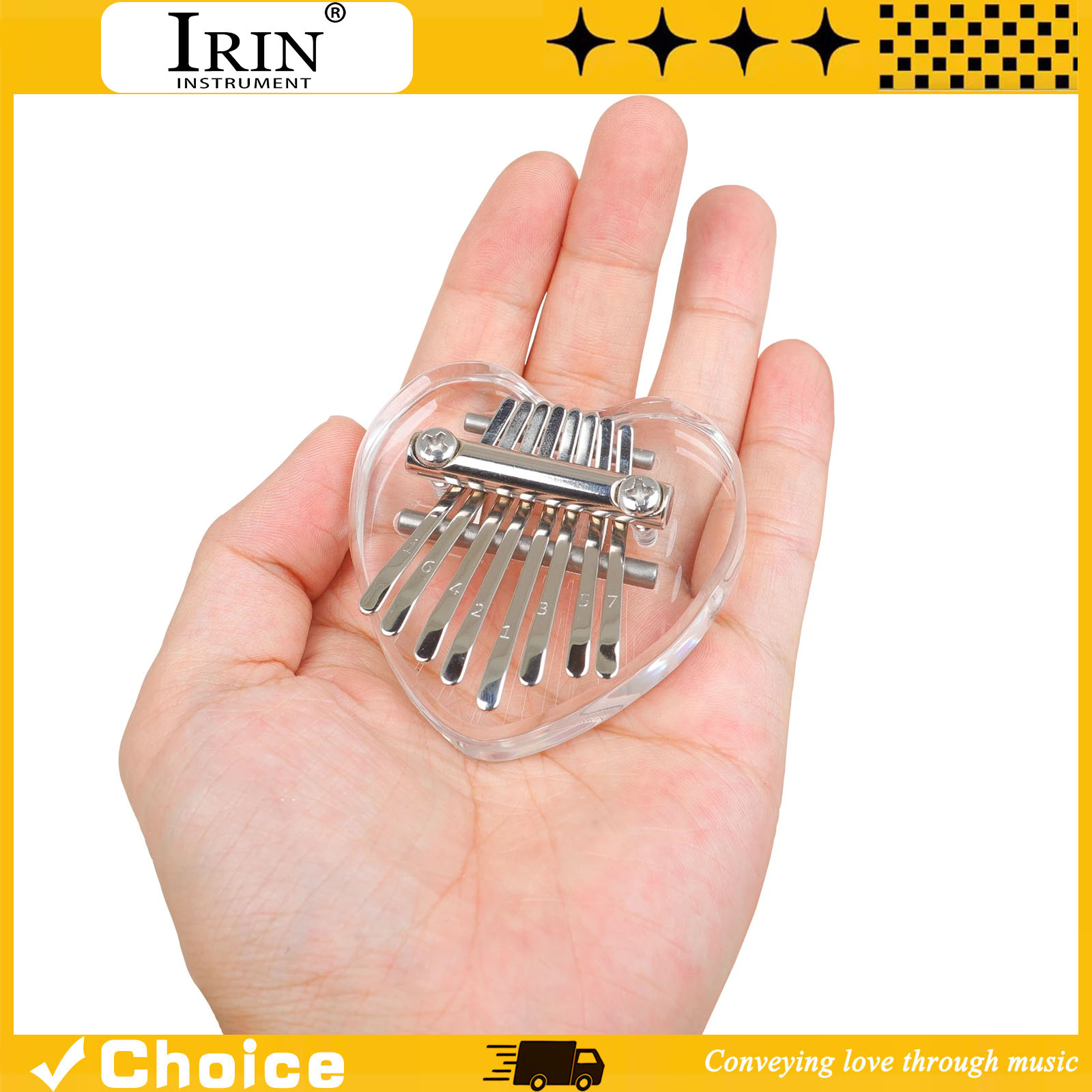8-Key Kalimba Mini Thumb Piano - Musical Instrument Harp ulasan dan harga
