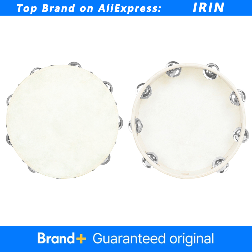 IRIN 8/10 Inch Tambourine Orff - Musical Instrument Tambourine ulasan dan harga