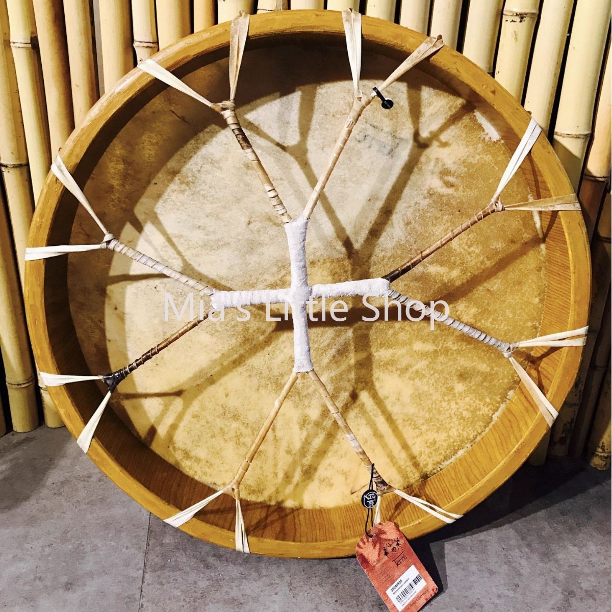 Indian Frame Drum Natural Cowh - Musical Instrument Indian ulasan dan harga