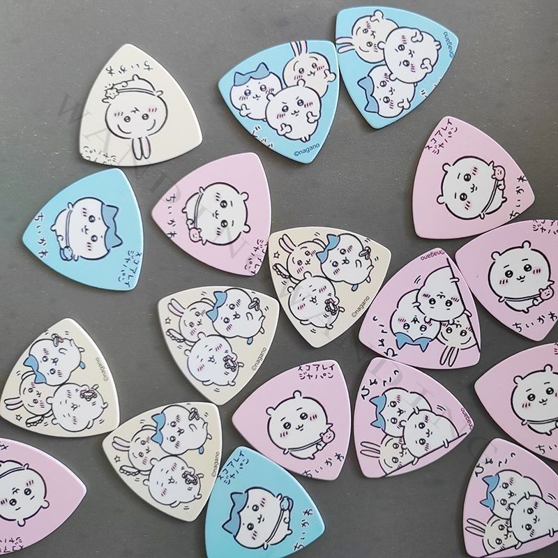 Ins Cute Cartoon Chiikawa Tria - Acoustic Guitar Dreadnought ulasan dan harga