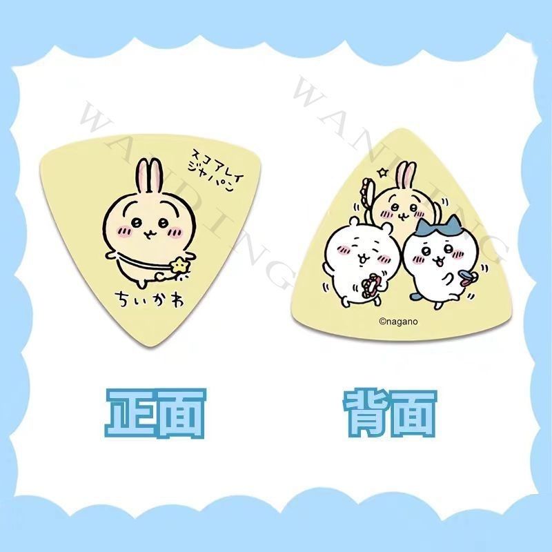 Ins Cute Cartoon Chiikawa Tria - Acoustic Guitar Dreadnought ulasan dan harga