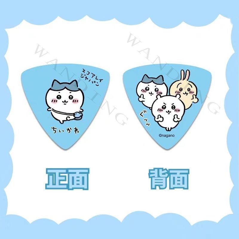 Ins Cute Cartoon Chiikawa Tria - Acoustic Guitar Dreadnought ulasan dan harga