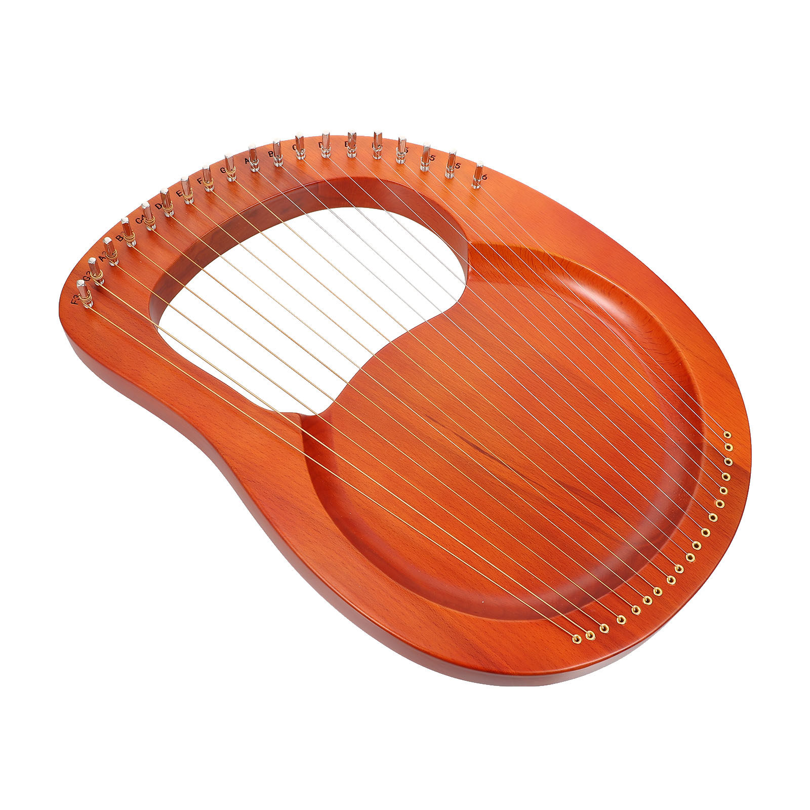 1Set Portable Lyre Harp 19 Str - Musical Instrument Harp ulasan dan harga