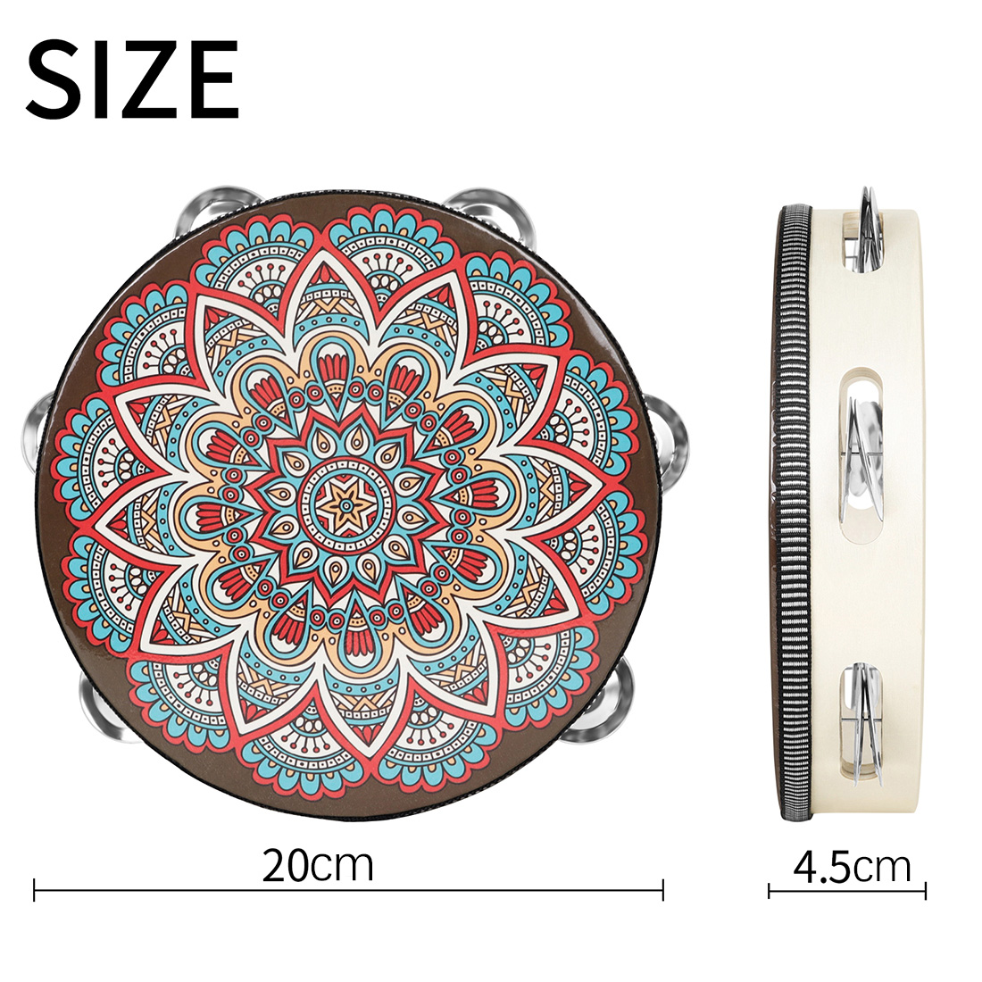 IRIN 8Inch Single Row Ancient  - Musical Instrument Types ulasan dan harga