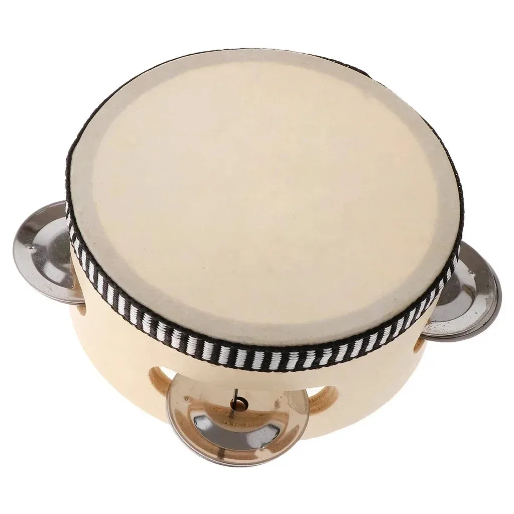 6inch Hand Held Drum Tambourin - Musical Instrument Tambourine ulasan dan harga