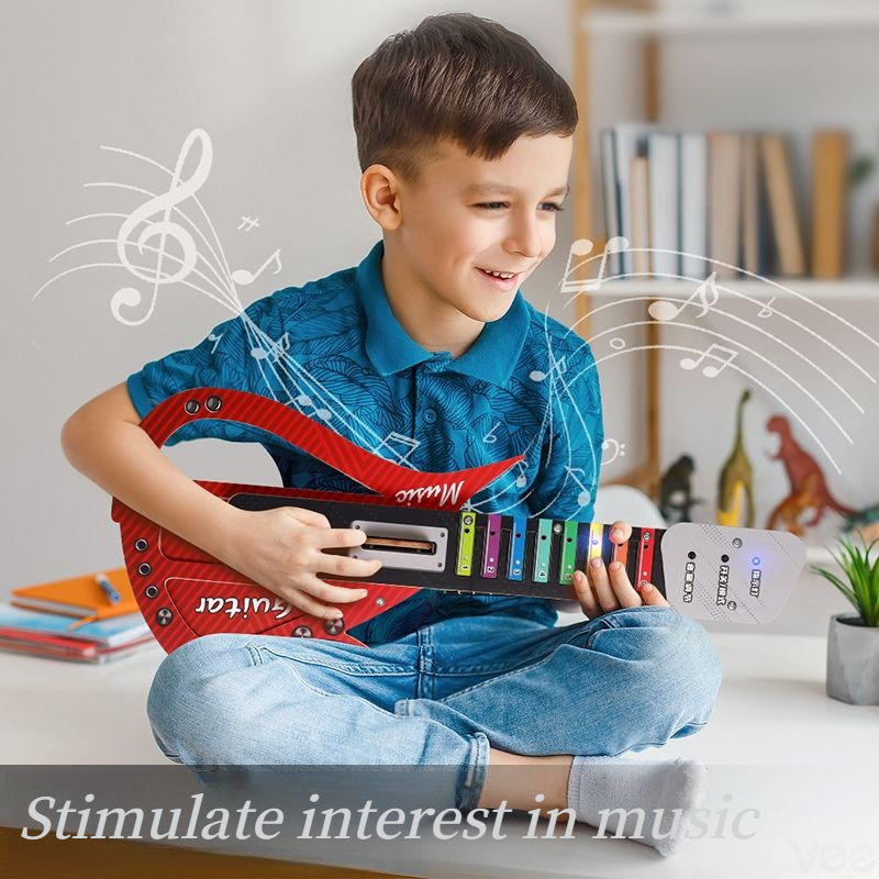 Wooden DIY Electric Guitar Kit - Musical Instrument Diy For Kids ulasan dan harga