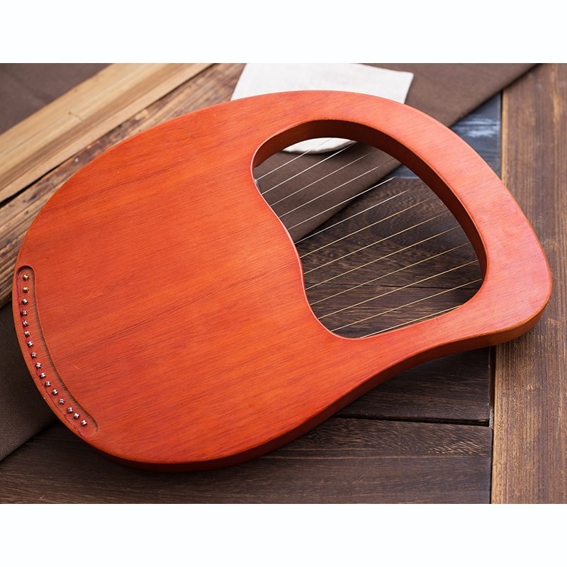 16 Strings Lyre Harp Mahogany  - Musical Instrument Harp ulasan dan harga