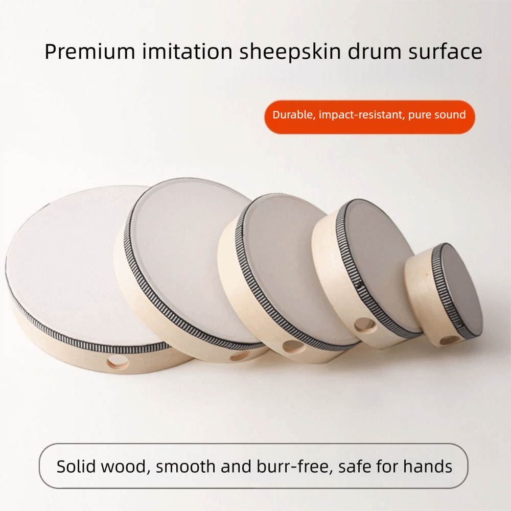 Instrument 4/6/8/10 Inch Woode - Musical Instrument Tambourine ulasan dan harga