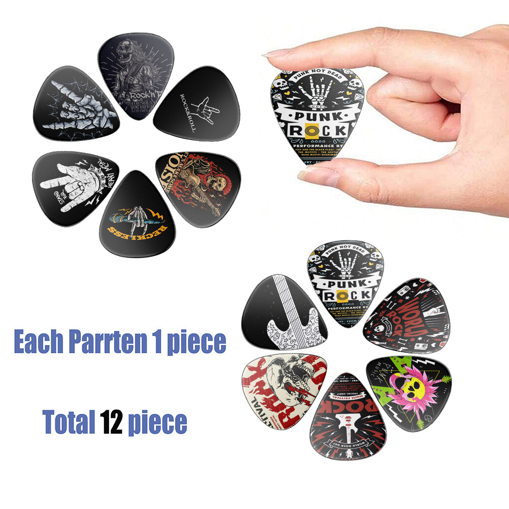 12 Pieces Guitar Picks 0.46mm  - Acoustic Guitar Dreadnought ulasan dan harga