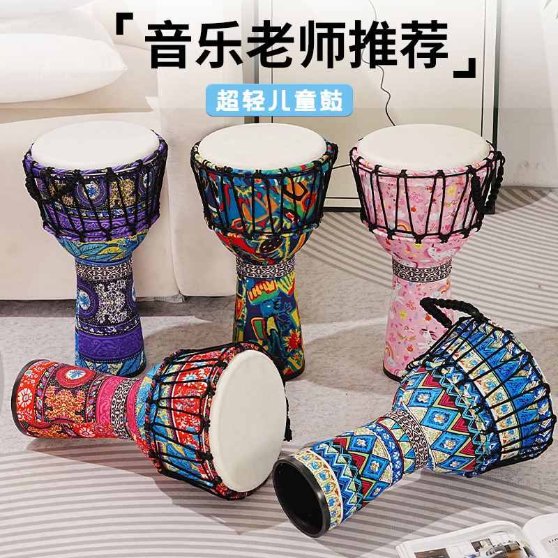 PVC African drum sheepskin 8 i - Musical Instrument Tambourine ulasan dan harga