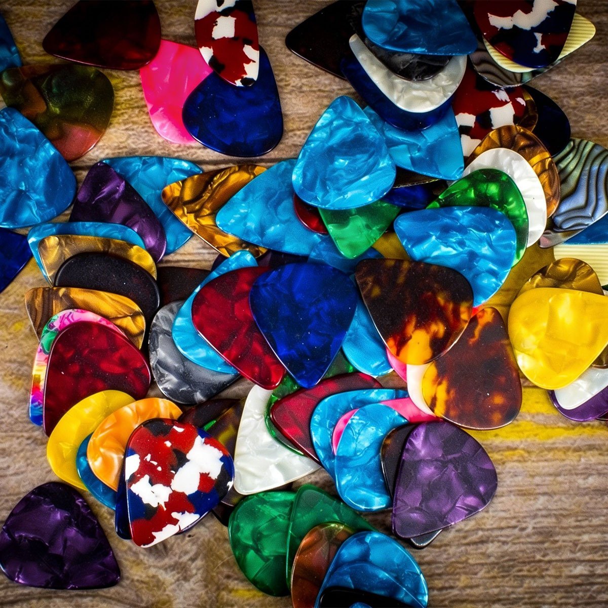 84Pcs 0.46mm Mixed Color Cellu - Acoustic Guitar Dreadnought ulasan dan harga