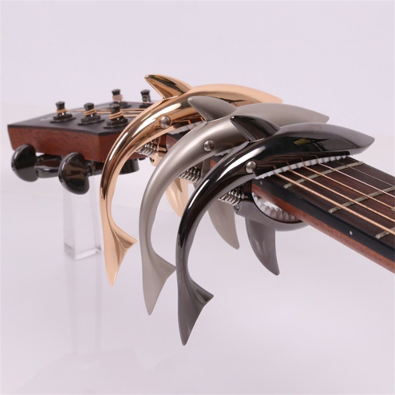 Metal Shark Guitar Capo Zinc A - Acoustic Guitar Dreadnought ulasan dan harga