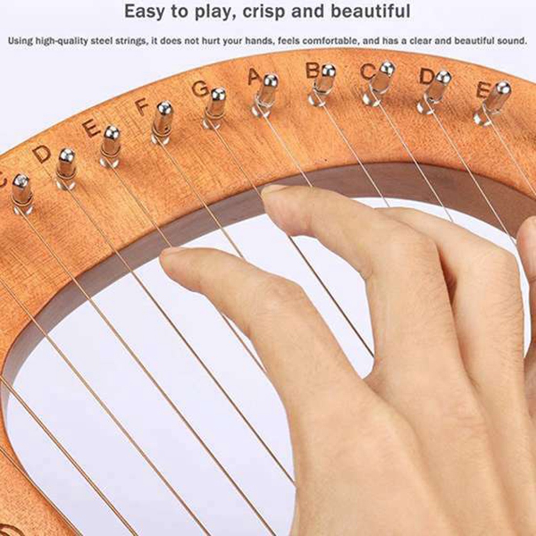 ABYB 21 String Lyre Harp Strin - Musical Instrument Harp ulasan dan harga
