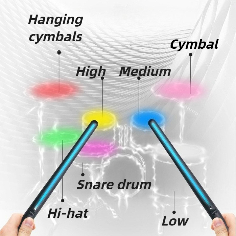 Air Electronic Drum Set Beginn - Musical Instrument Virtual ulasan dan harga