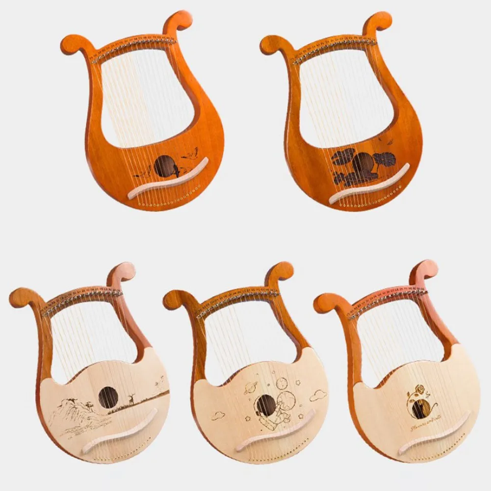 High Quality 19 String Lyre Ha - Musical Instrument Harp ulasan dan harga