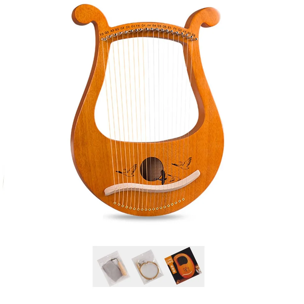 High Quality 19 String Lyre Ha - Musical Instrument Harp ulasan dan harga
