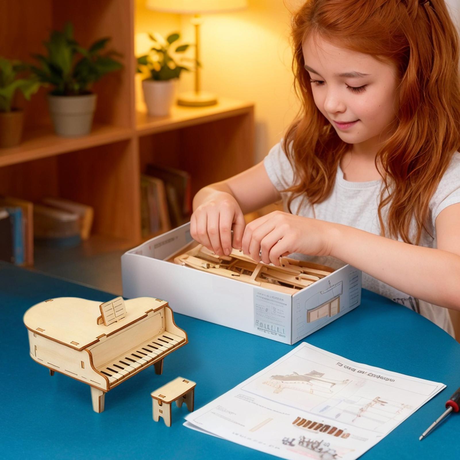 DIY Music Box Kit Wooden Instr - Musical Instrument Diy For Kids ulasan dan harga