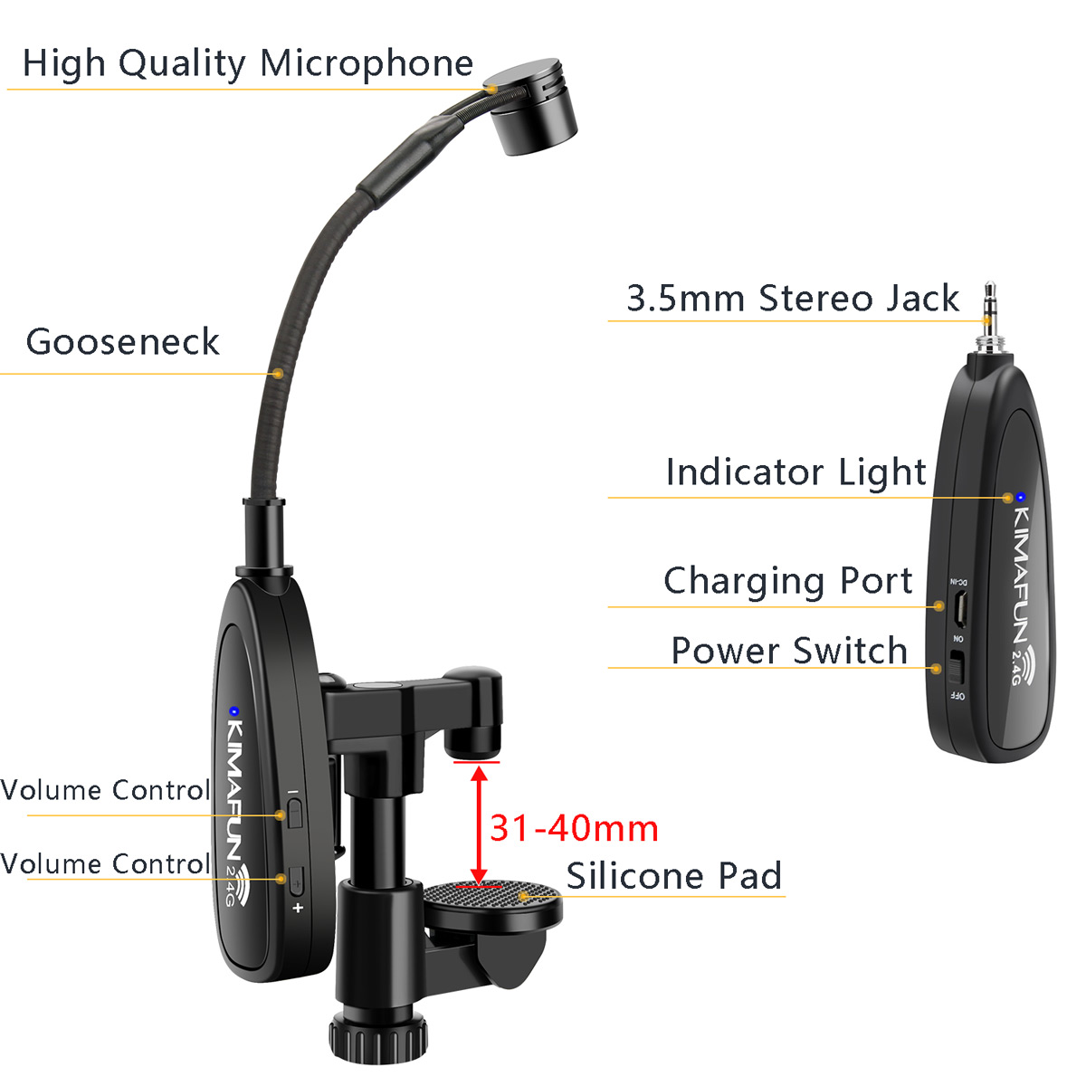 KIMAFUN 2.4G Musical Instrumen - Musical Instrument Videos ulasan dan harga